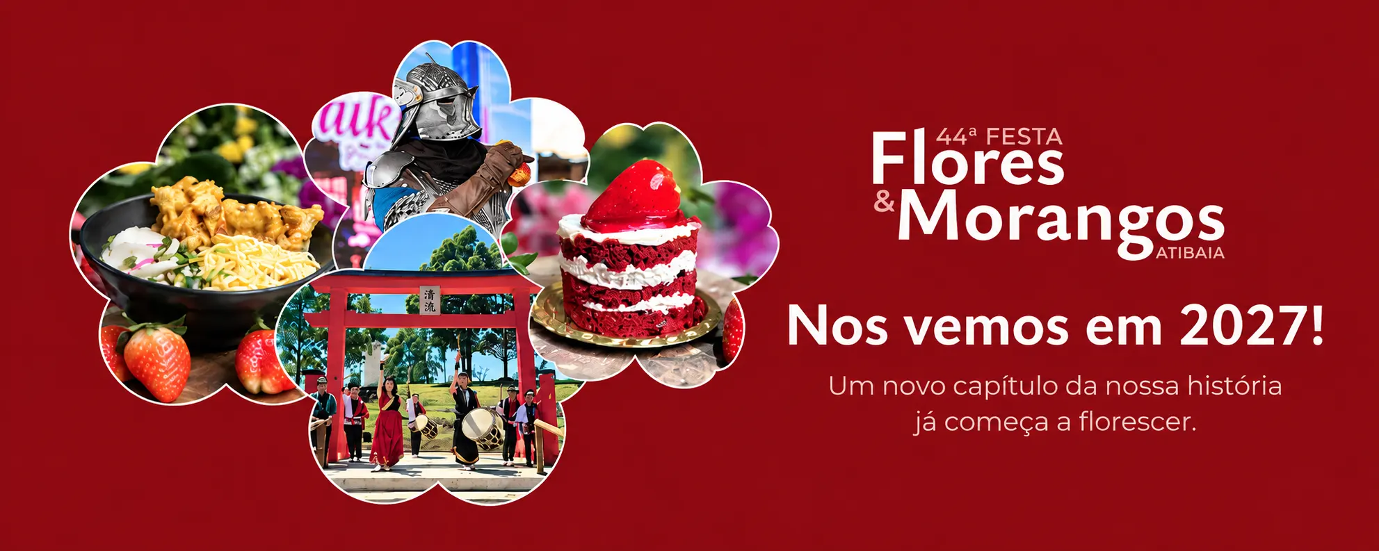 Festa de Flores e Morangos de Atibaia — nos vemos em 2027!